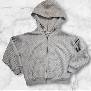 Kori America Gray Zip Up Hoodie Size Small